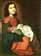 girl virgin at prayer Francisco de Zurbaran